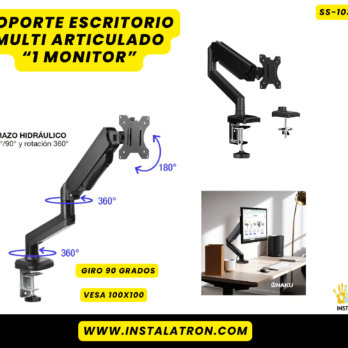 Soporte de escritorio articulado para 1 monitor (SS-1032M)