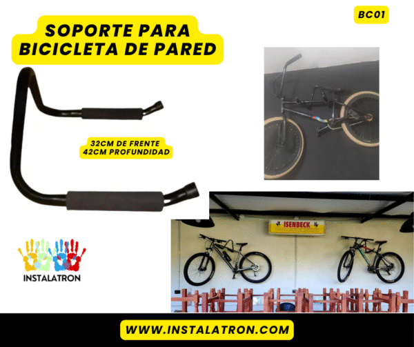 Soporte para bicicleta de pared (Mod BC01)